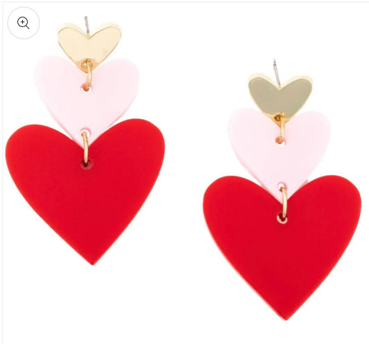 Reese Heart Earrings