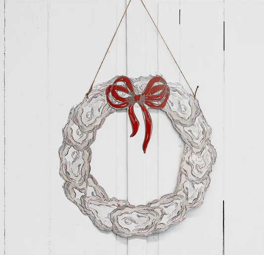 Oyster Wreath Door Hanger