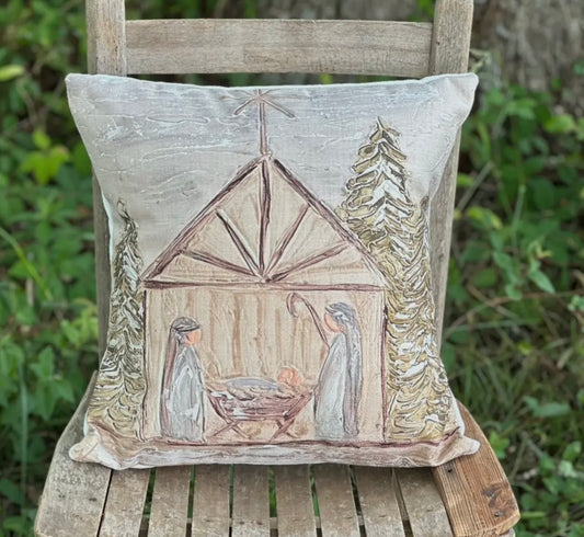 Nativity Pillow