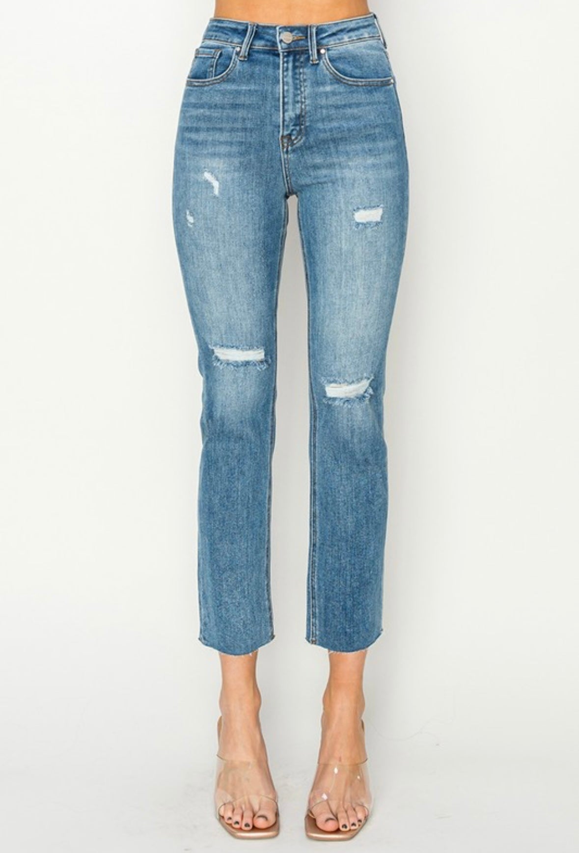 Katelyn High Rise Denim- Risen