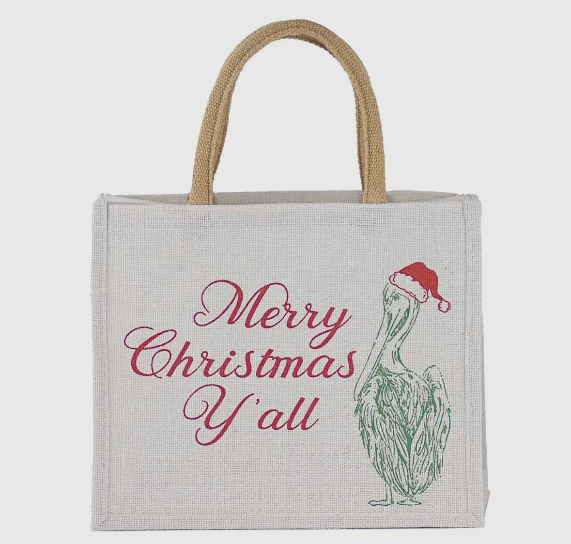 Christmas Pelican Gift Tote