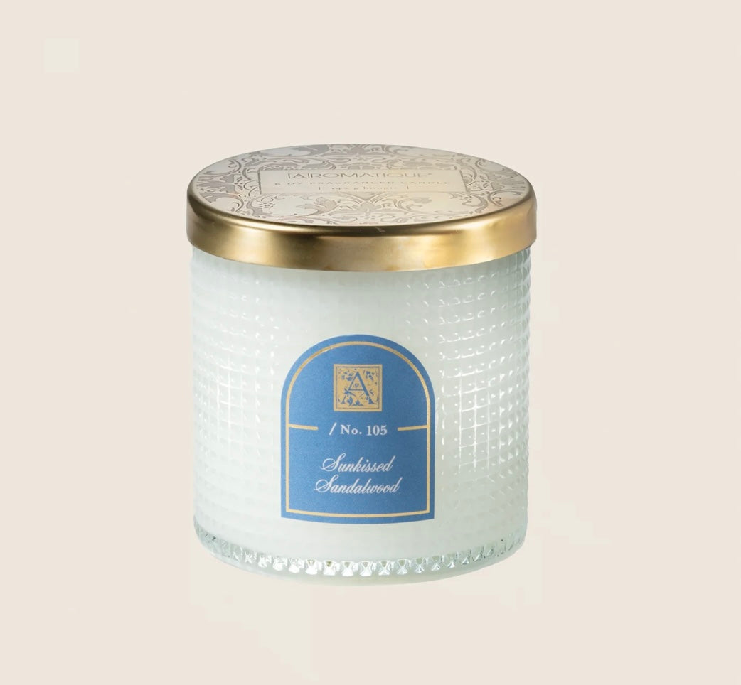 Aromatique Glass Candle-Sunkissed Sandalwood