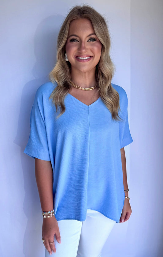 Dolman Top (Spring Blue)