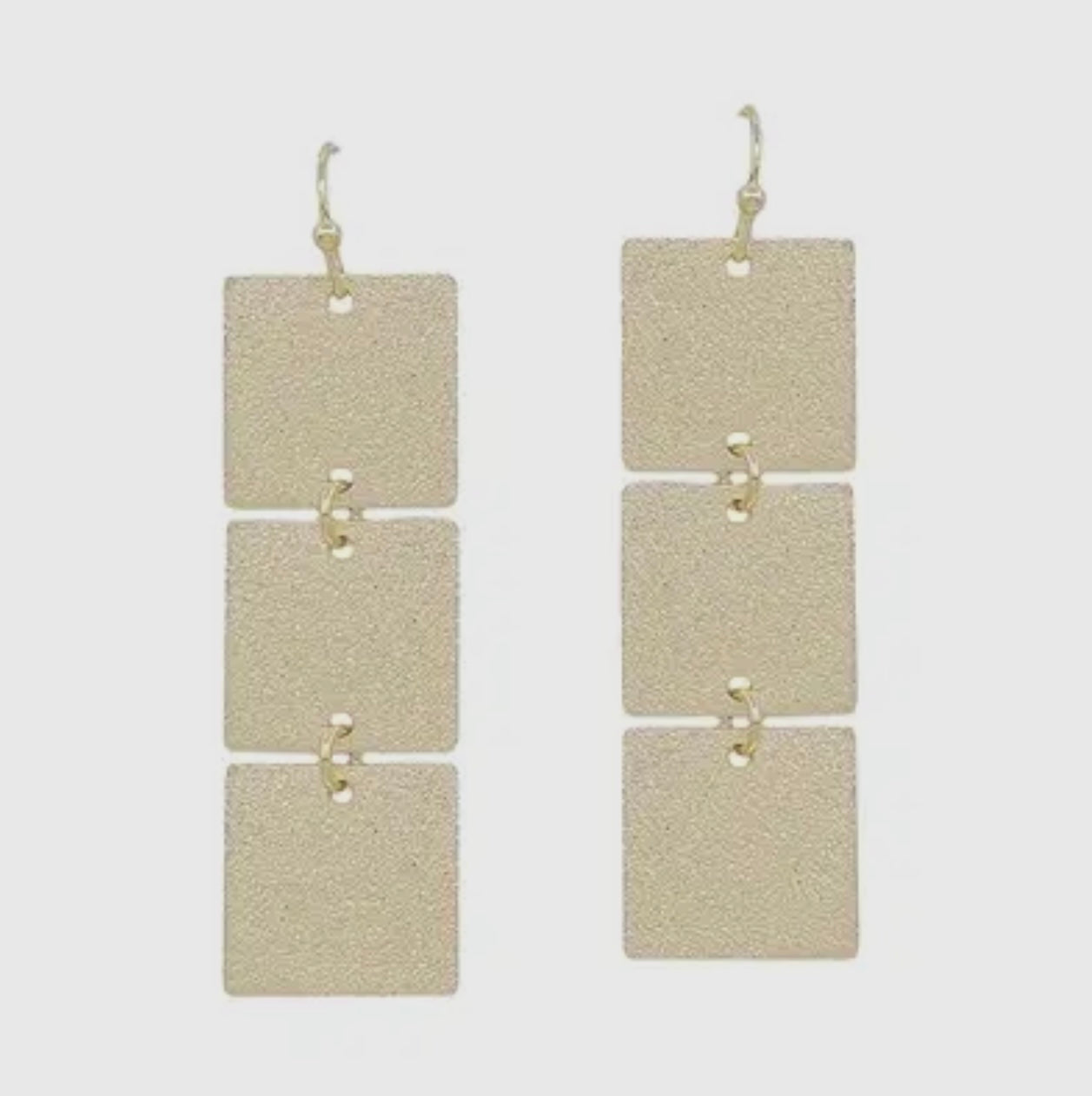 Square Tiered Earrings